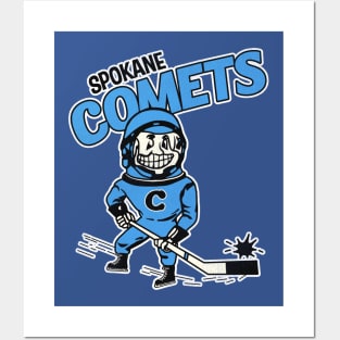 Defunct Spokane Comets Hockey Team Posters and Art